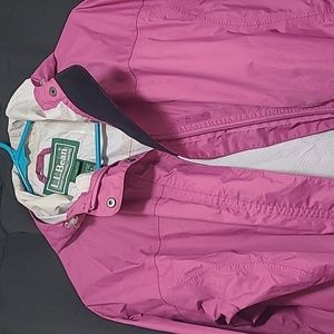 LL bean long raincoat